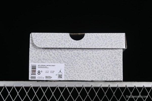 Air Jordan 3 "Craft Ivory" Ivory Full First Layer - Image 6