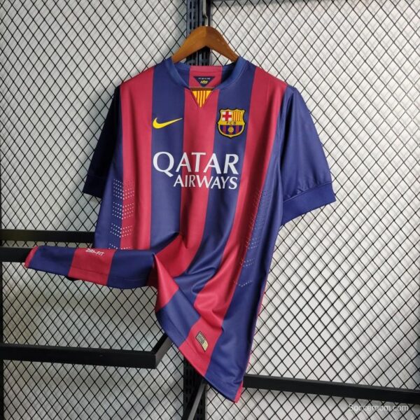 Retro 2014/15 Barcelona Home Jersey - Image 10