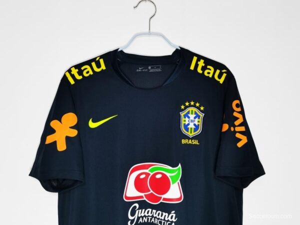 Retro 2020  Brazil Dark Green Home Soccer Jersey - Image 4