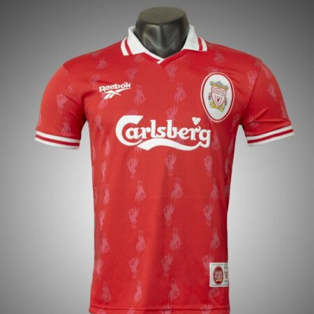 Retro 96/98 Liverpool Home Soccer Jersey