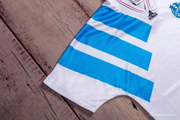 RETRO 92/93 Marseille Home Soccer Jersey - Image 6
