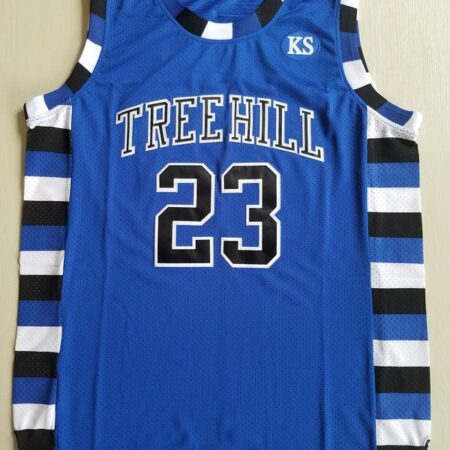 Nathan Scott 23 One Tree Hill Ravens Blue Basketball Jersey