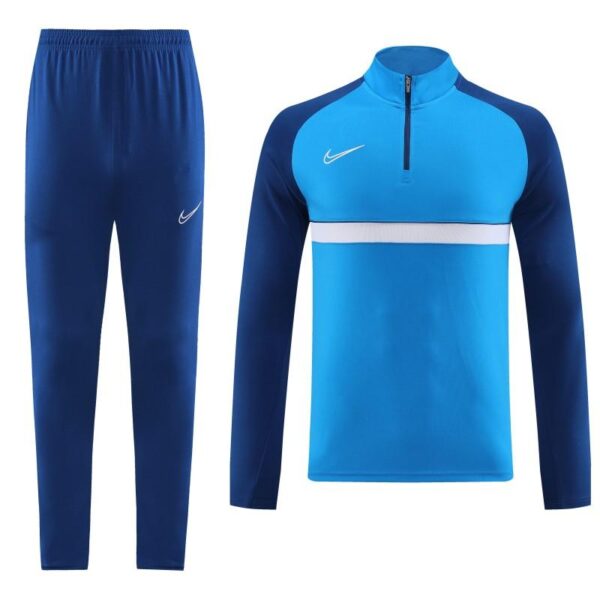 2023 NIKE Blue Half Zipper Jacket +Pants - Image 19