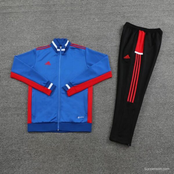 2023 Adidas Blue Full Zipper Jacket +Pants - Image 11