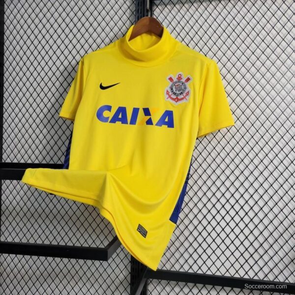 Retro 14-15 Corinthians Goalkeeper Yellow Jersey - Image 10