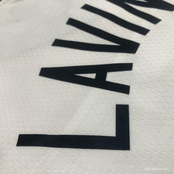 Thai Version Men's Zach LaVine White USA Basketball Player Jersey - Image 3