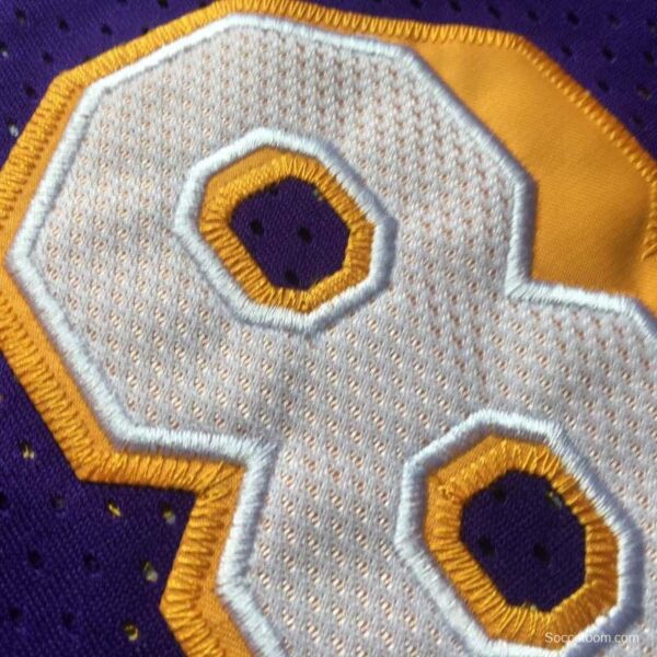 Men's Kobe Bryant Purple Retro Classic Team Jersey - Image 6
