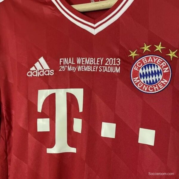 Retro 13 14 Bayern Munich Home Champion Long Sleeve Jersey - Image 2
