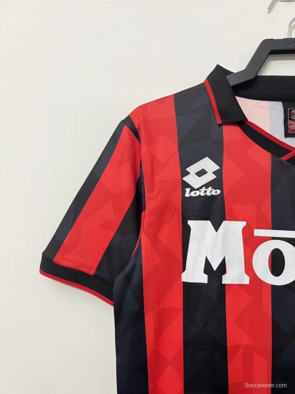 Retro 93/94 AC Milan Home Soccer Jersey - Image 6