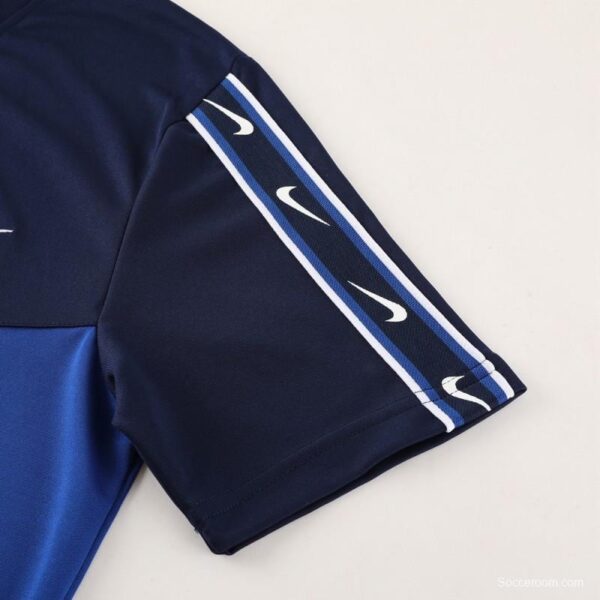 23/24 NIKE Black/Blue Red Short Sleeve Jersey+Pants - Image 7