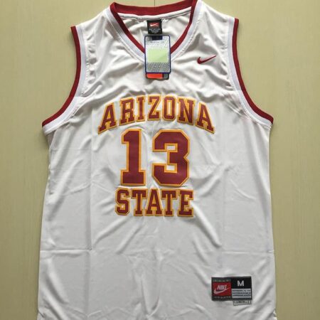 James Harden 13 Arizona State College White Basketball Jersey