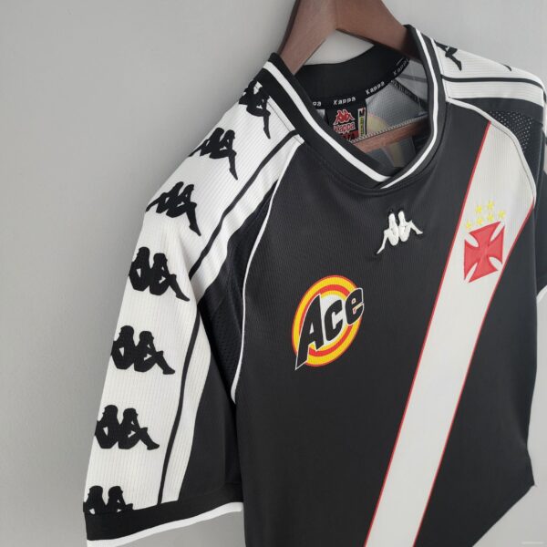 Retro 00/01 Vasco Da Gama Black Jersey - Image 7