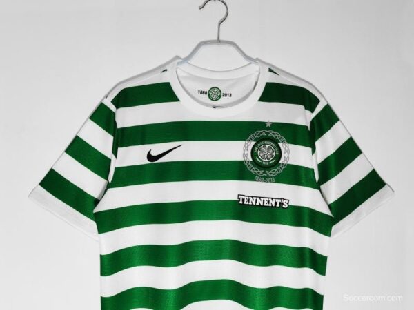 Retro 2012/13 Celtic Home 125th Anniversary Soccer Jersey - Image 12