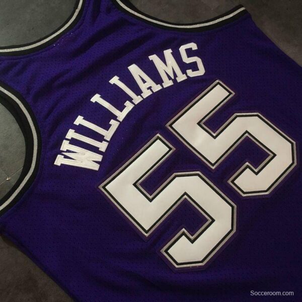 Men's Jason Williams Purple Retro Classic Team Jersey - Image 6