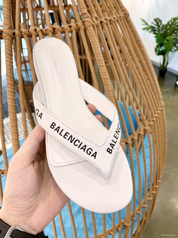 3 Color Men/Women Balenciaga Slipper White/Black/Silver - Image 11