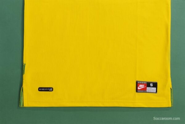 Retro 1998 Brazil Home Soccer Jersey - Image 8