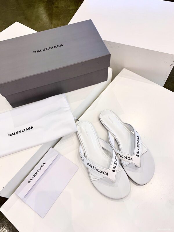 3 Color Men/Women Balenciaga Slipper White/Black/Silver - Image 18
