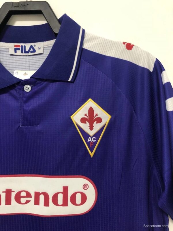 Retro 98/99 Fiorentina Home Soccer Jersey - Image 9