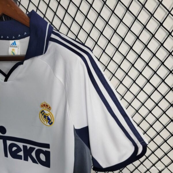 Retro 00-01 Real Madrid Home Jersey - Image 5