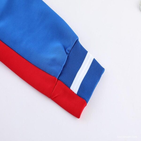 2023 Adidas Blue Full Zipper Jacket +Pants - Image 3