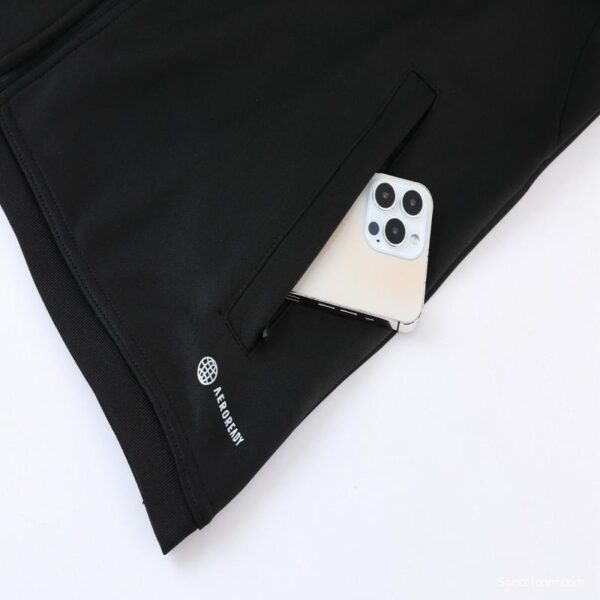 2023 Adidas Black Full Zipper Jacket +Pants - Image 2