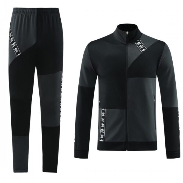 23/24 Adidas Original Black/Grey Full Zipper +Pants - Image 23