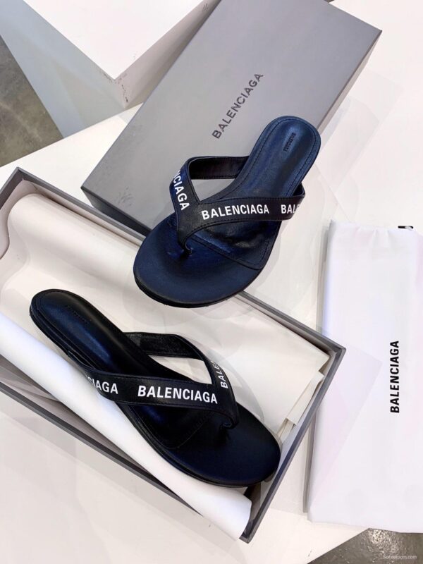 3 Color Men/Women Balenciaga Slipper White/Black/Silver - Image 25