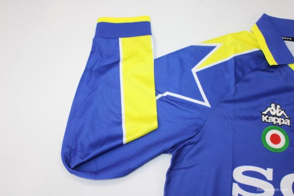 Retro 95/96 Juventus Away Blue Long Sleeve Jersey - Image 10