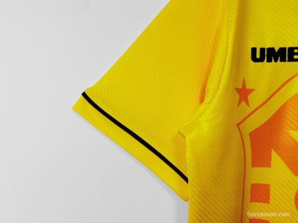 Retro 1993/94 Brazil Home Soccer Jersey - Image 3