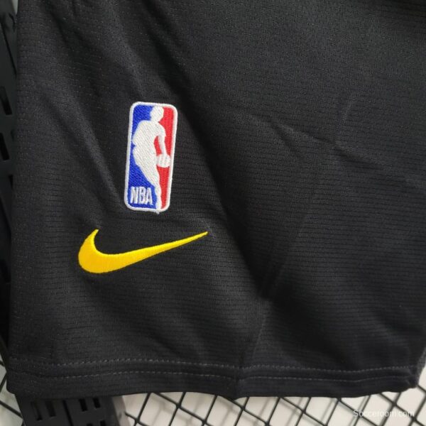 23 24 NBA Lakers Black Shorts - Image 5