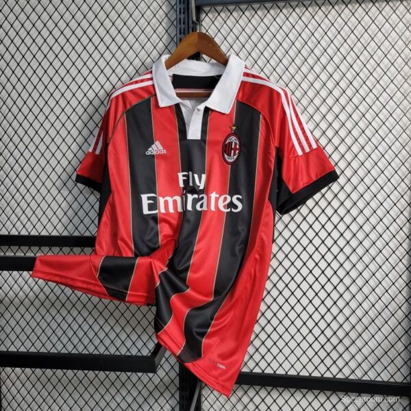 Retro 12-13 AC Milan Home Soccer Jersey - Image 9