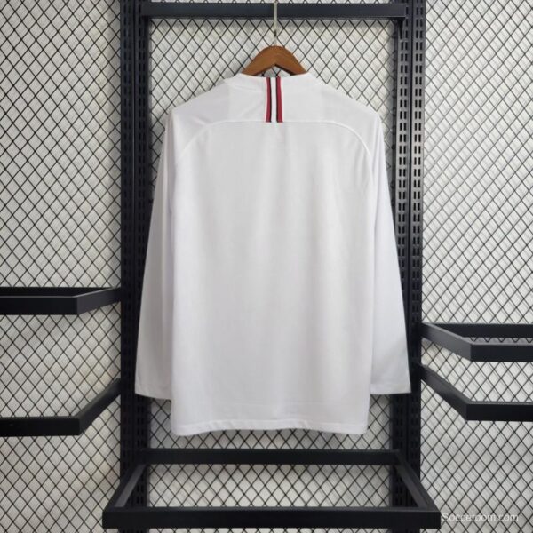 Retro Long Sleeve 18-19 PSG White Champions League Jersey - Image 2