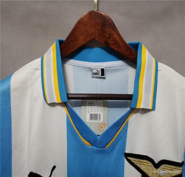 Retro 99-00 Lazio Home Jersey - Image 6