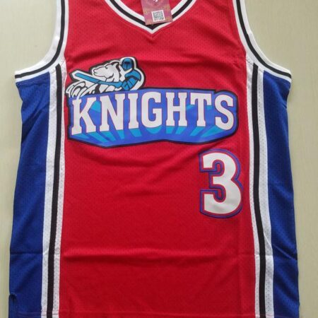 Lil' Bow Wow Calvin Cambridge 3 Los Angeles Knights Red Basketball Jersey Like Mike