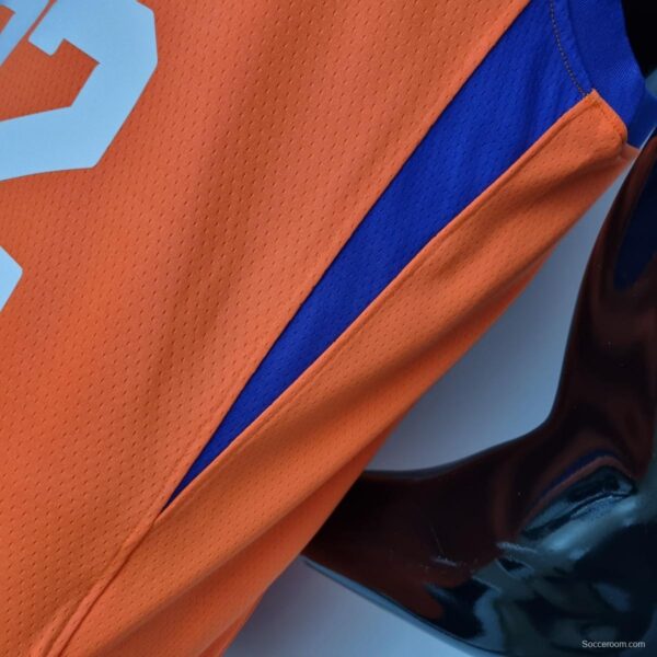 75th Anniversary AYTON#22 Phoenix Suns Jordan Theme Orange NBA Jersey - Image 3