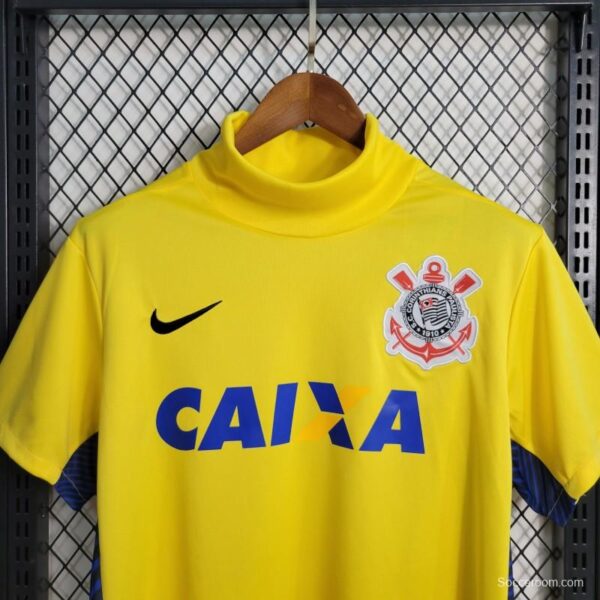 Retro 14-15 Corinthians Goalkeeper Yellow Jersey - Image 4