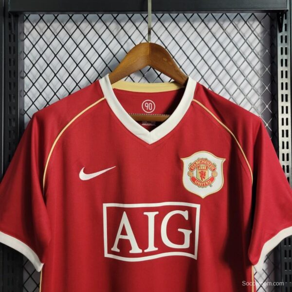 Retro 06/07 Manchester United Home Jersey - Image 4