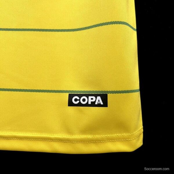 Retro Brazil 1984 Home Jersey - Image 5