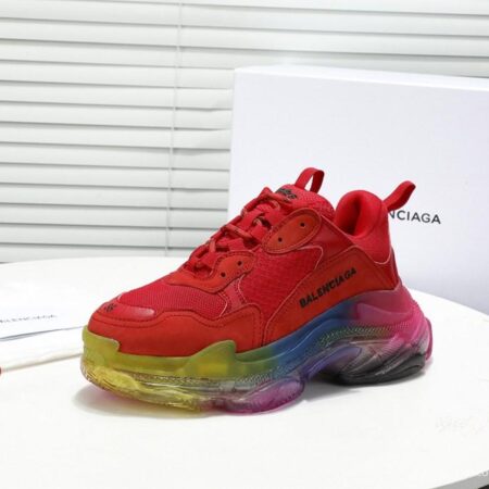 Men/Women Balenciaga Triple S Sneaker Red Item 6380340