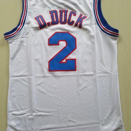 D.Duck 2 Movie Edition White Basketball Jersey