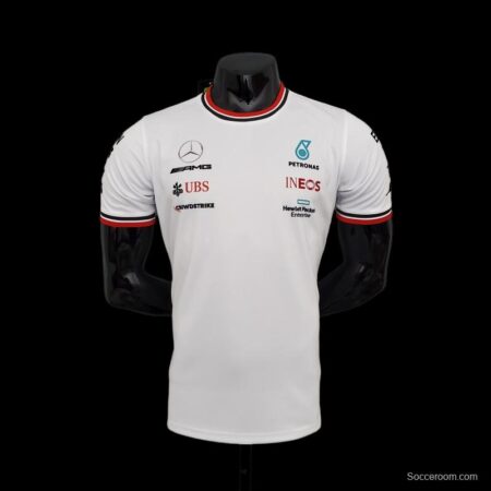 F1 Formula One Racing Suit; Mercedes White