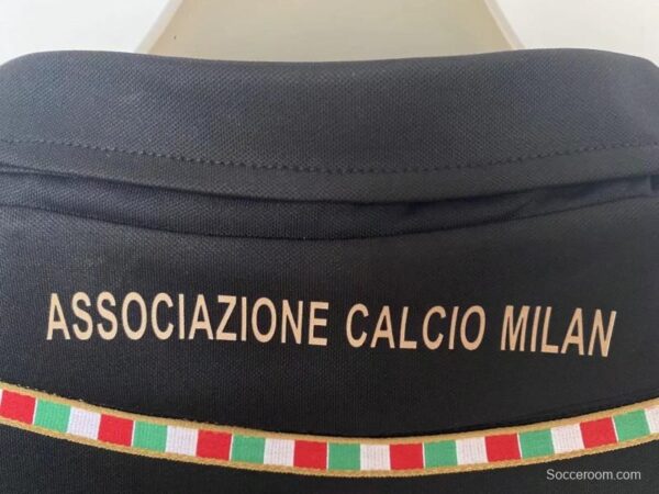 Retro 11/12 AC Milan Third Black Jersey - Image 4
