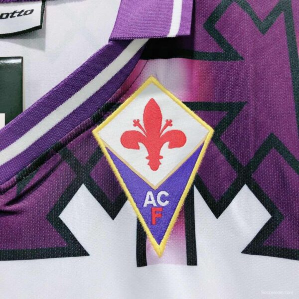 Retro 92/93 Fiorentina  Away Soccer Jersey - Image 5
