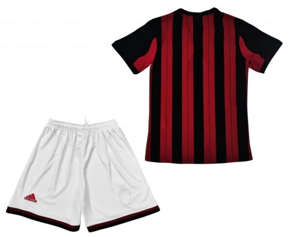 Retro Kids 2013/14 AC Milan Home Soccer Jersey - Image 9