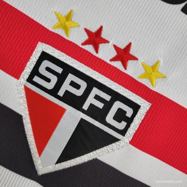 Retro Sao Paulo 1999 Home Soccer Jersey - Image 10