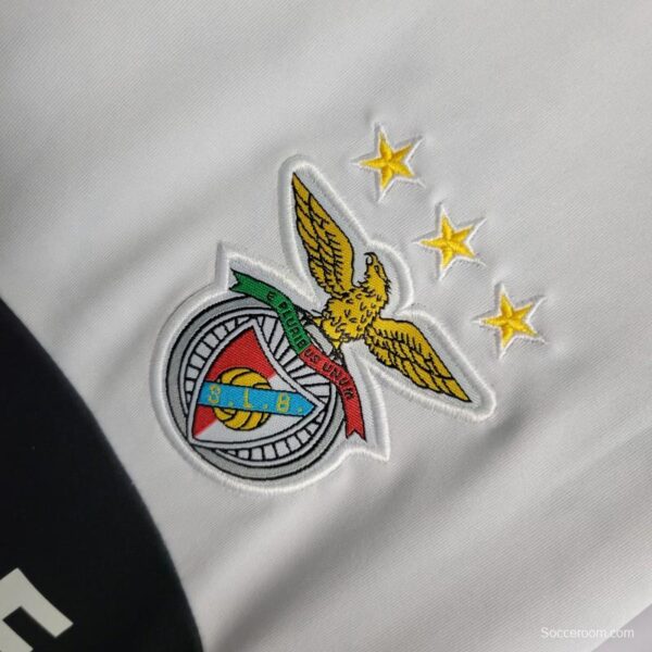 Retro 13-14 Benfica  Away Black/White Jersey - Image 9