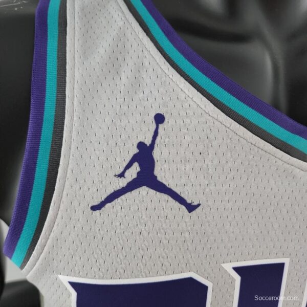 2019 Ball#2 Charlotte Hornets Grey NBA Jersey - Image 5