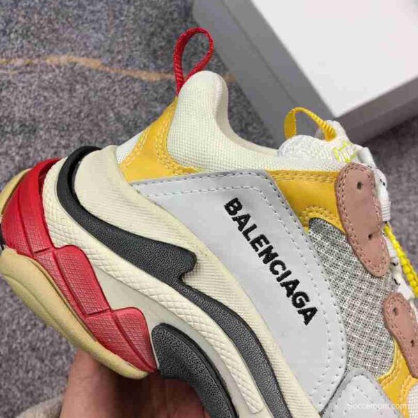 Men Balenciaga Triple-S Sneaker Grey/Red - Image 3