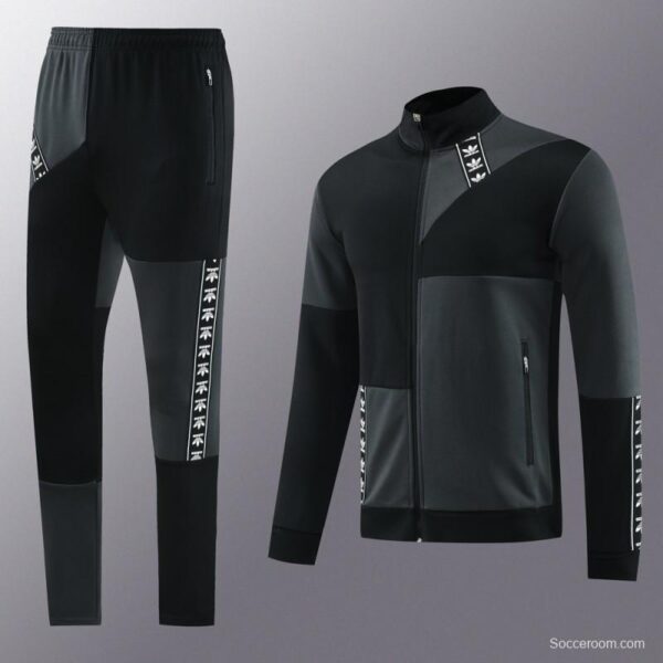 23/24 Adidas Original Black/Grey Full Zipper +Pants - Image 21
