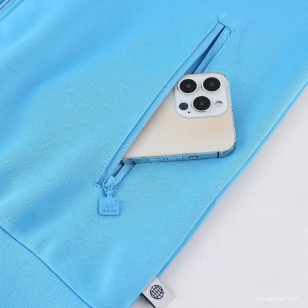 2023 Adidas Original Sky Blue Full Zipper Jacket +Pants - Image 15